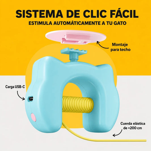 YO-YO, EL ÚNICO JUGUETE DISEÑADO PARA GATOS CON ANSIEDAD