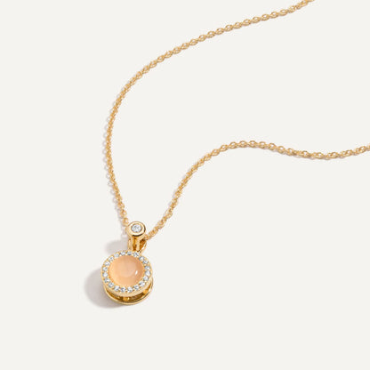 Anillo de Meditación de Piedra Lunar (Incluye Collar Gratis)